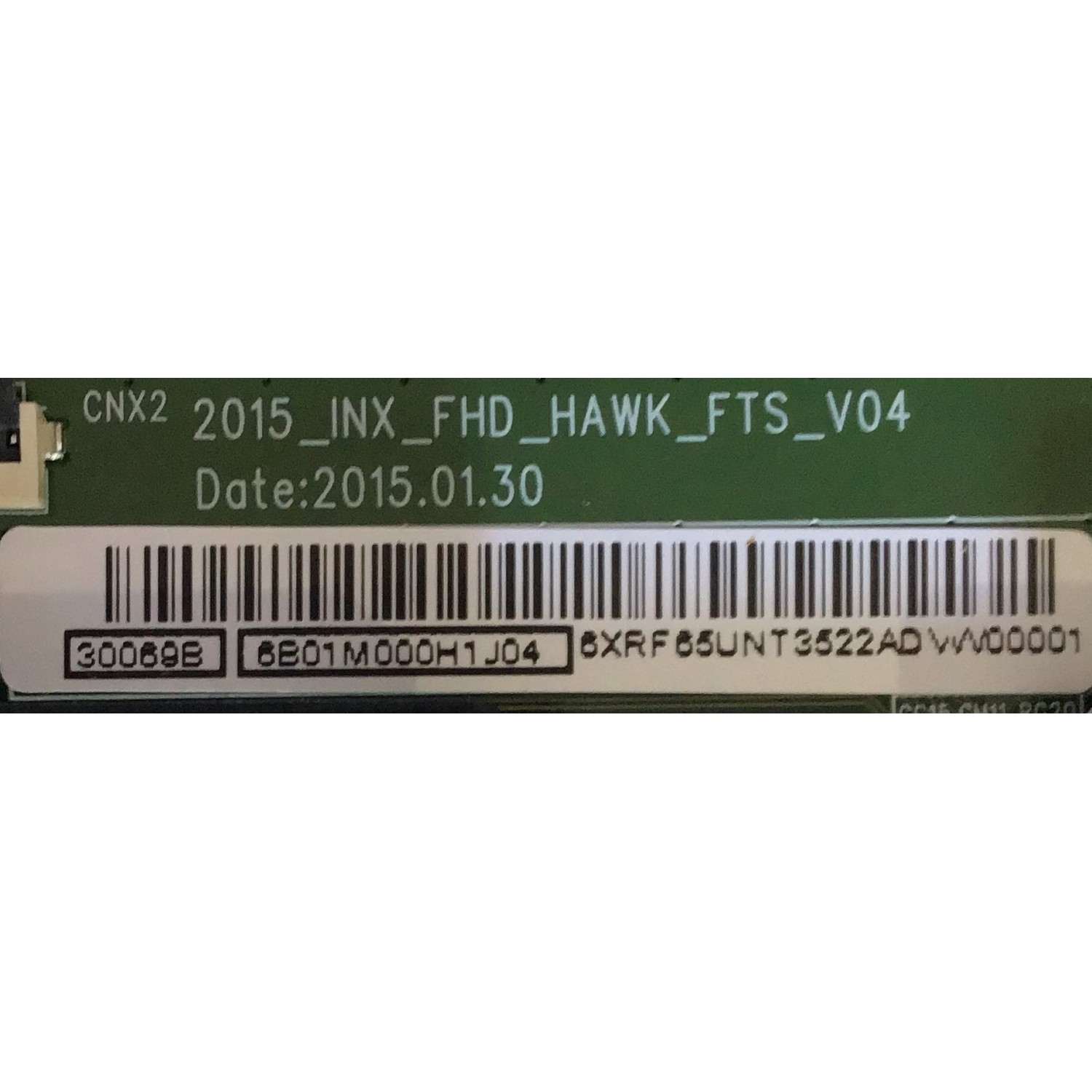 KIT DE TARJETAS PARA TV SAMSUNG / MAIN BN94-09065A / BN41-02245A / FUENTE BN44-00776A / L65H1_EHS / T-CON BN96-30069B / 2015_INX_FHD_HAWK_FTS_V04 / PANEL CY-DJ065CGNV1H / MODELO UN65J6200AFXZA IH02 - Imagen 3
